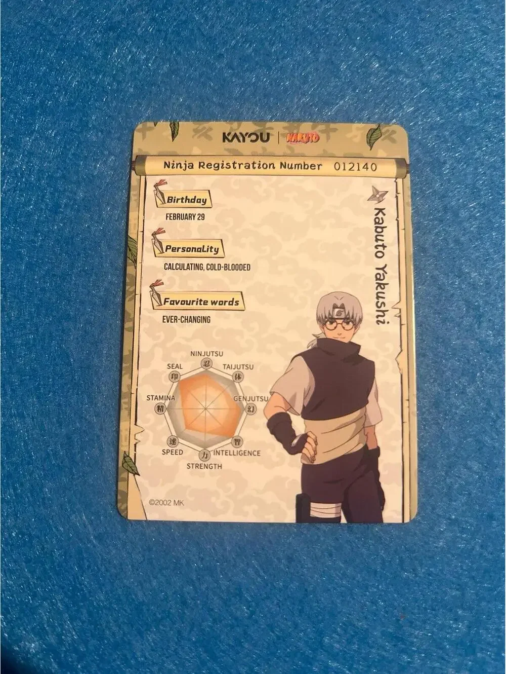 Naruto Kayou Series 3 English Kabuto Yakushi NRSA03-SR-008L2